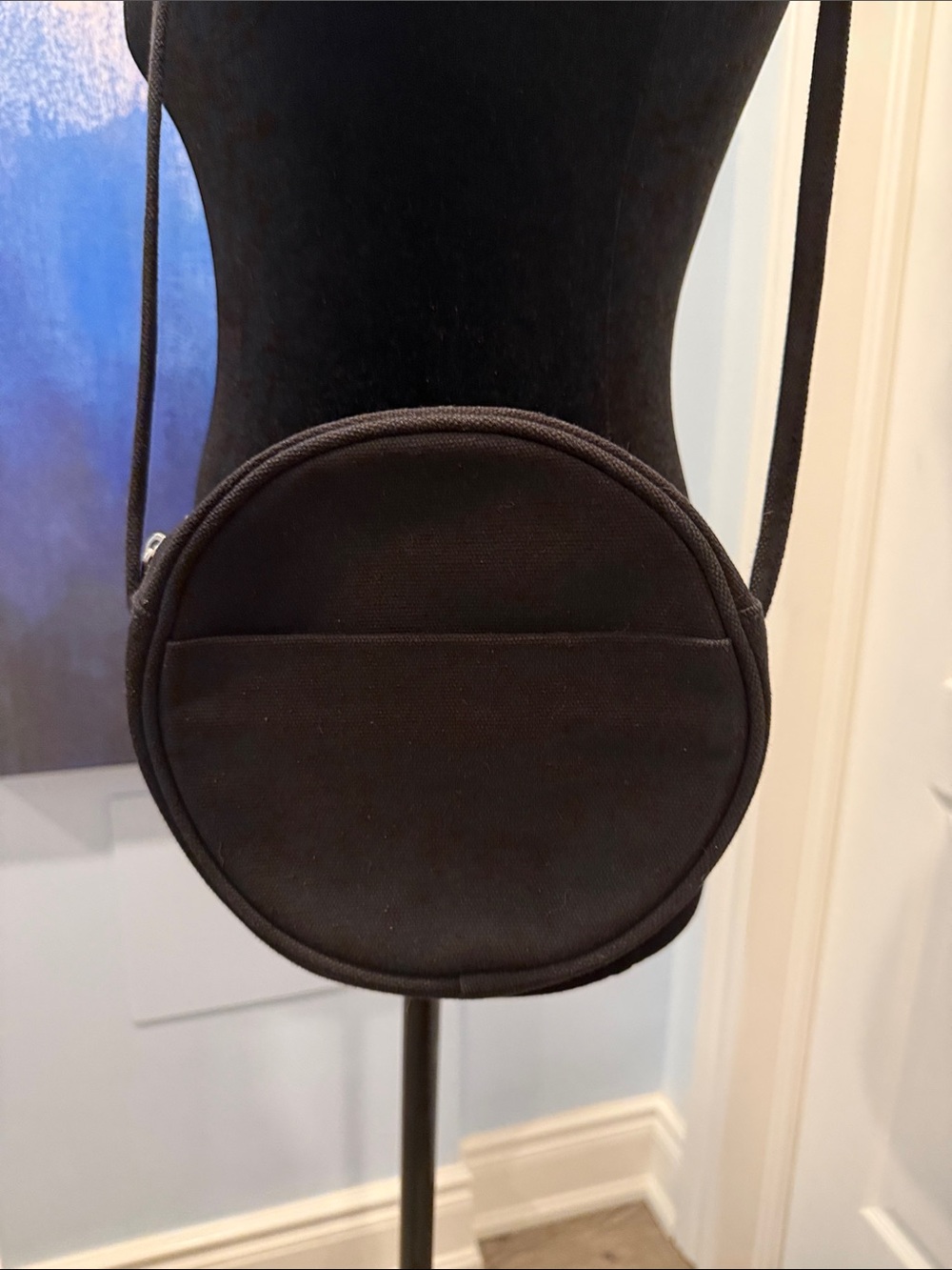BAGGU Black Canvas Belt Pack